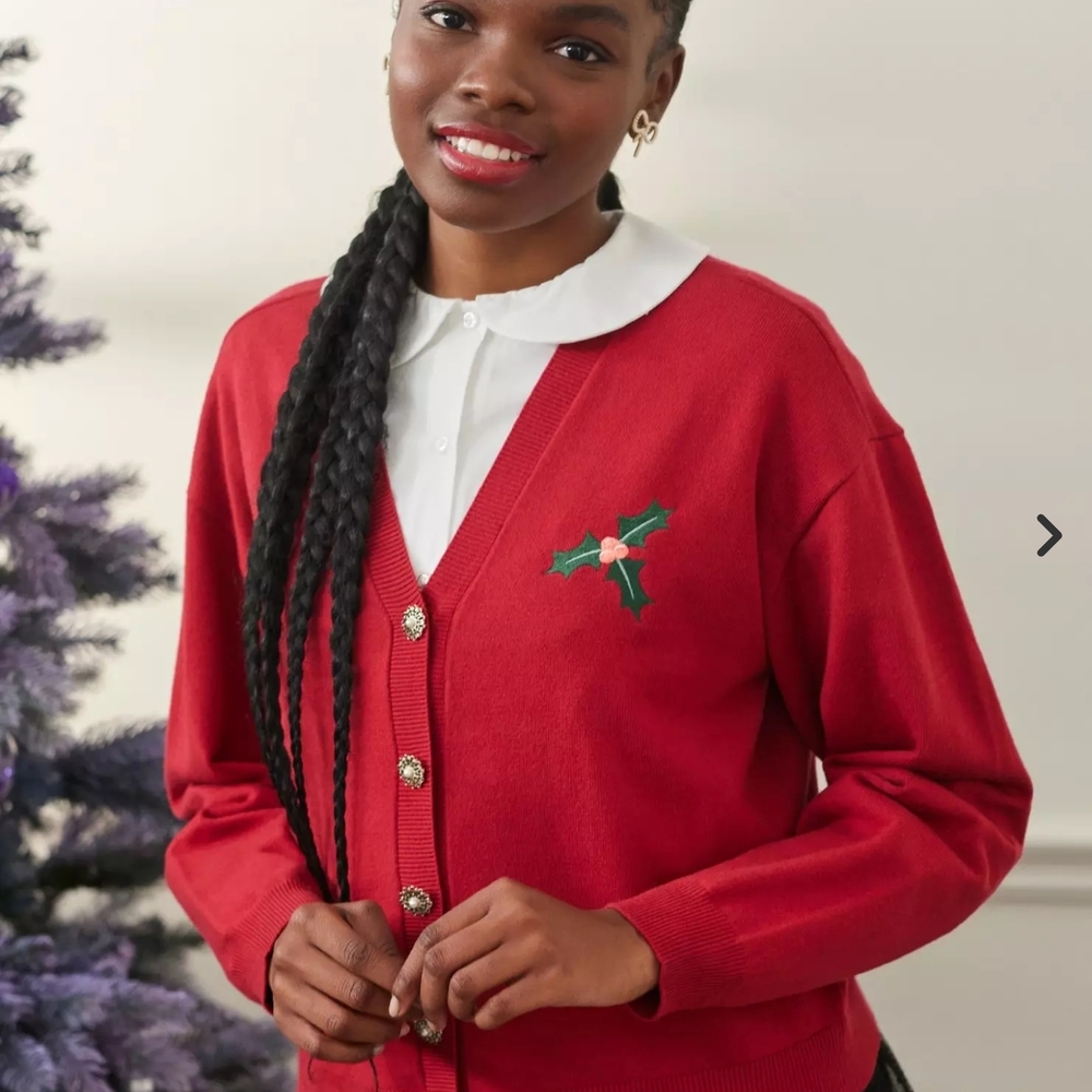 Her Universe Deep Red Cardigan